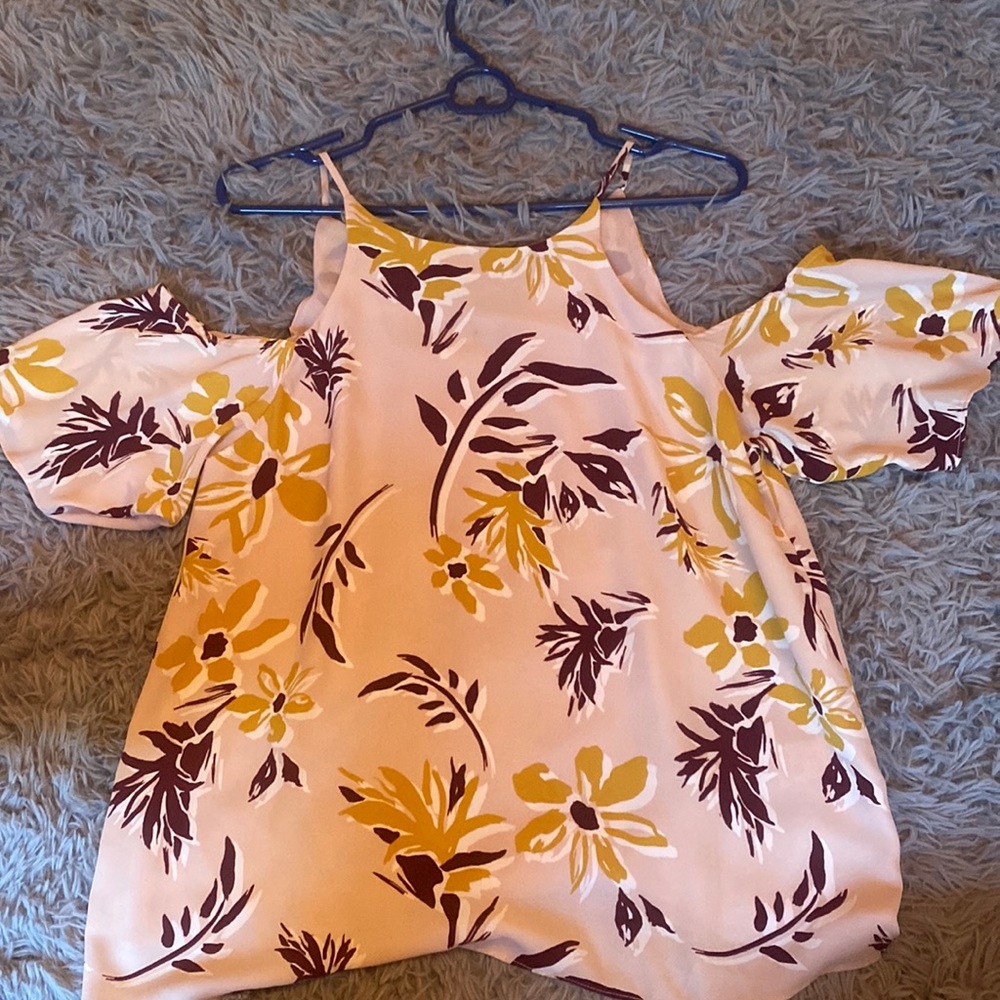 floral pink shirt